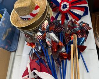 4th of July Decor and Hats