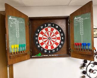 Dart Board in Basement