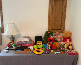 Elmo, Winnie the Poo and McDonald's Happy Meal Toys, Mattel Doll
