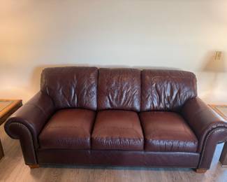 Brown Leather Couch