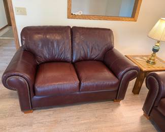 Leather Loveseat