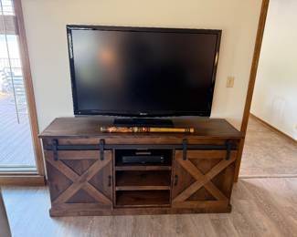Entertainment Center and TV