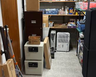 Curtain Rods, Gun/Fire Proof Safes, File Cabinet, Household Supplies