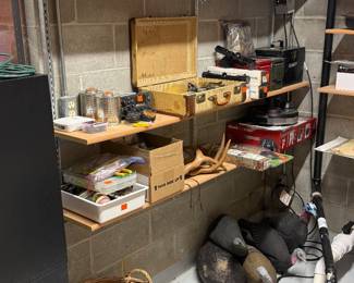 Turkey Decoys, Hunting Hats, Air Mattress, Ammo Boxes, Walkie Talkies