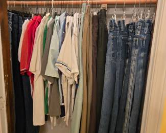 Men's Vintage tops/lots of jeans