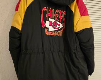Down-filled Vintage Chiefs jacket!
