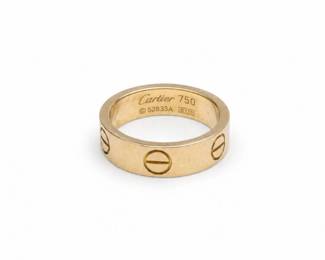 47 CartierStyle18K750LoveBandRing