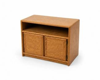 73 VintageOakTVStandMediaCabinetConsole