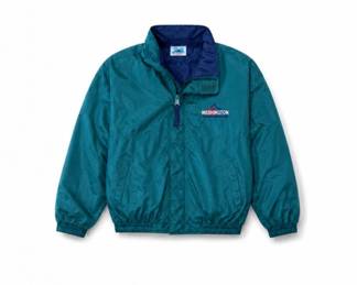 65 VintageWashingtonEmbroideredShellJacketL