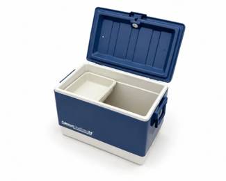 100 ColemanSteelBelted54QtCoolerwithTray