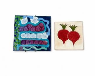 32 MatthewPattonOrcasIslandArtTileTrivetPair