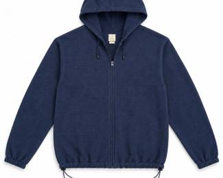 97 VintageColoradoClothingNavyWaffleZipHoodieJacket