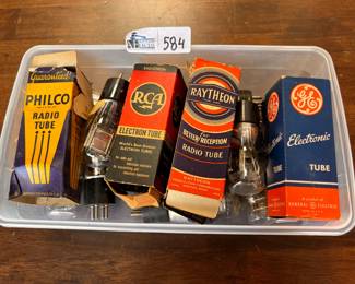 Lot of Vintage Type 71/71A Vacuum Tubes – RCA, GE, Raytheon, Philco, Sylvania, National Union