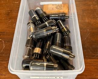 Lot of Vintage 6V6GT & Other Vacuum Tubes – Sylvania, Tung-Sol, Emerson