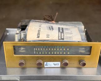 Fisher 101-R AM / FM Stereo Tubes Tuner w/ Manual