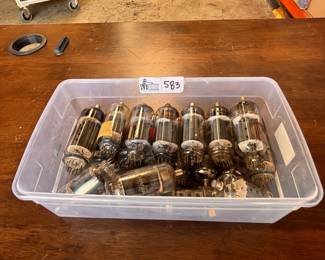 Lot of Vintage 6L6GC & 6LR6, 6LF6 and Other Octal Power Vacuum Tubes