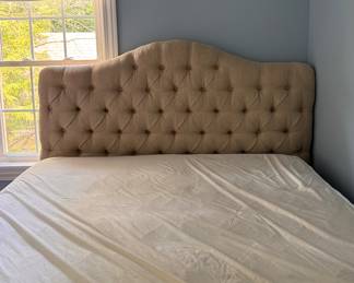 Queen Tufted Upholstered Bed Frame. Photo 3 of 3.