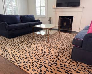 Safavieh Sodo Cheetah Print Rug. Measures 9' 6" x 13' 6". Photo 1 of 3.