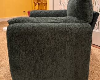 Chenille Upholstered Oversized Armchair - 2 Available. Each Measures 37" W x 30" D. Photo 3 of 3.