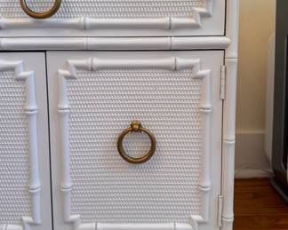 Drexel Furniture Omega Kensington Collection Bedside Table - 2 Available. Each Measures 32" W x 18"x D x 24" H. Photo 2 of 4.