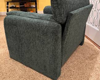 Chenille Upholstered Oversized Armchair - 2 Available. Each Measures 37" W x 30" D. Photo 2 of 3.