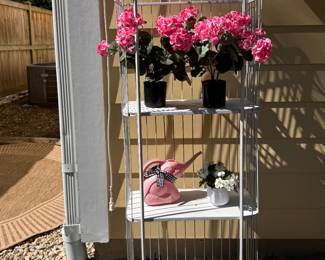 Three-Shelf Plant Stand.