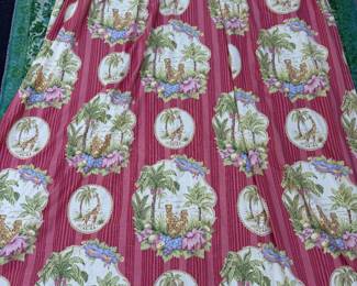 Pat Freund for P/Kaufmann Lined Curtain Panels - 2 Available. Measurements For Each: Used With Existing Rod Pocket: 72" W x 84" L. Pleated with Clips: 40" W at Top & 75" W at Bottom. Photo 1 of 2.