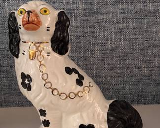 Pair of Arthur Wood Staffordshire Dogs. Each Measures 11"H x 8 1/2" W. Photo 2 of 3.