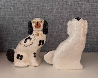 Pair of Arthur Wood Staffordshire Dogs. Each Measures 11"H x 8 1/2" W. Photo 1 of 3.