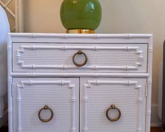 Drexel Furniture Omega Kensington Collection Bedside Table - 2 Available. Each Measures 32" W x 18"x D x 24" H. Photo 1 of 4.