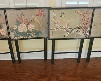 Floral tray set with stand $75