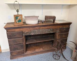 Rustic storage piece