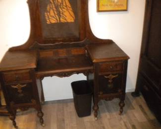 Antique dresser with mirror