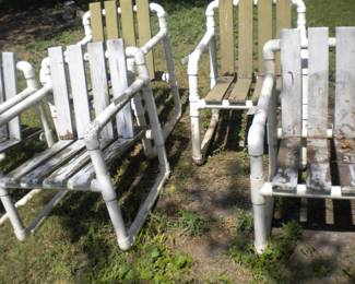 PVC handmade lawn chairs