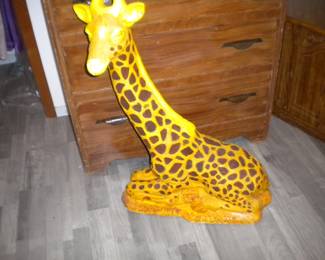 Plaster giraffe 