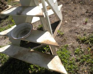 Vintage flower pot stands