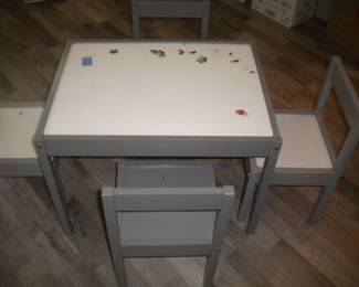 Children's table and chairs