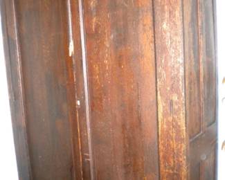 Large antique wardrobe needs top repair