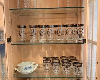 Kitchen-C monogram glasses