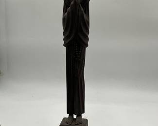 carved wooden figure