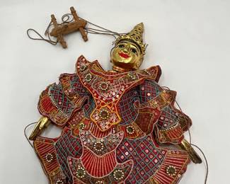 Burmese marionette string puppet