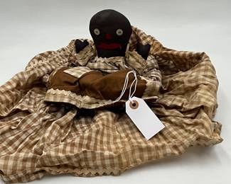 antique primitive folk art doll
