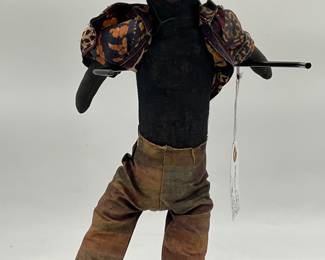 Black Americana folk art dolls