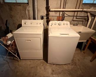 washer and dryer