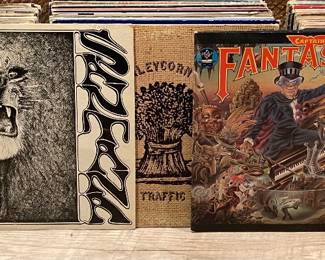 Vintage Vinyl Record Albums LP’s 12” - CCR, Santana, Traffic, Elton John, Classic Rock, etc.