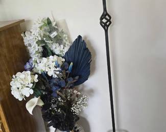 Flower in Vase, Tall Candle Holder