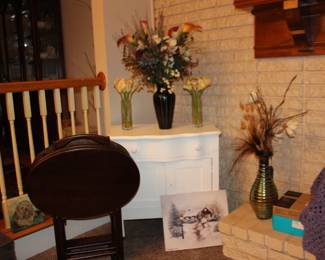 Wash Stand and Vases