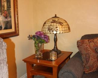 End Table and Lamp