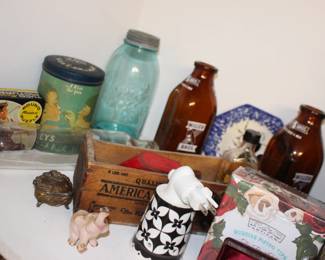 Milk Bottles, Canning Jars