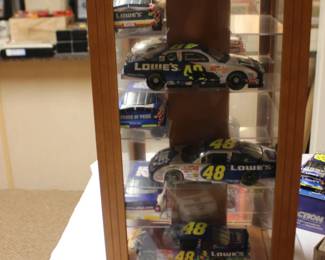 Showcase With Nascar Models
